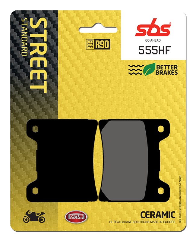 SBS brake pads KH88 street standart ceramic colour black (555HF)